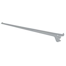 Console simple gris en acier, prof 20cm, entraxe 50mm - DURALINE