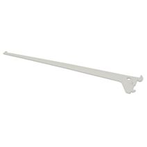 Console simple blanc en acier, prof 25cm, entraxe 50mm - DURALINE