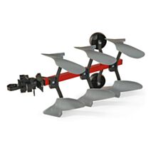 Rolly Toys Charrue réversible Rouge - ROLLY Toys