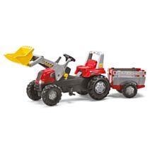 Tracteur à pédales RollyJunior RT+remorque - ROLY TOYS