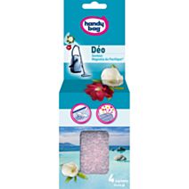 Déo perles Magnolia, pour aspirateur, 4 sachets - HANDY BAG