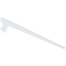 Equerre 600mm avec 3 crochets blanc
