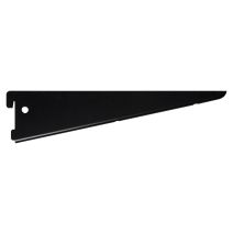 Console double perforation 37cm noir