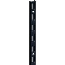 Crémaillère double perforation longueur 200cm noir