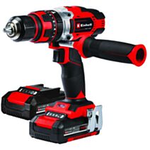 Perceuse sans fil Einhell 18V 2Ah 13mm 2 vitesses rouge noir
