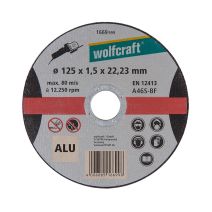 1 Disque tronçonner Alu Zinc Ø125x1.5