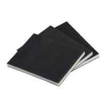 3 Eponges abrasives Grain fin/moyen/gros
