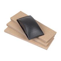 Lot cale à poncer à main + 1 cale + 50 patins 70 x 210mm - WOLFCRAFT