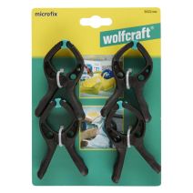4 pinces à ressort 'micro-fix' - WOLFCRAFT