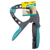 Pince à ressort ergonomique avec mousqueton FZH 50 - WOLFCRAFT