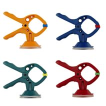 4 microfix S micro-pince de serrage à ressort avec ventouse - WOLFCRAFT