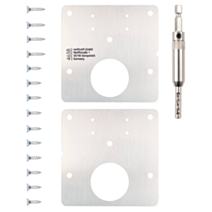 Kit réparation tête charnière invisible - WOLFCRAFT