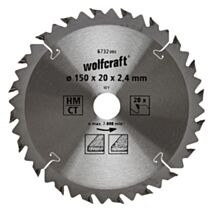 Lame de scie circulaire série brune ct ø 150 mm alésage ø 20 mm 20 dents alternées 