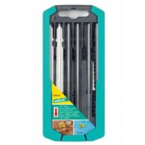 Coffret de 10 lames de scie sauteuse avec queue en T