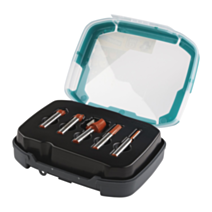 Coffret de 5  fraises à rainurer  Ø8 mm - WOLFCRAFT