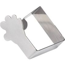 Pince nappe métallique x4