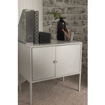 Adhésif décoratif métal brossé argent 1.5mX0.45m