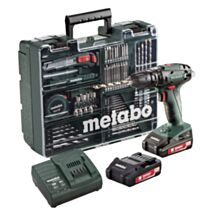 Perceuse à percussion sans fil SB 18 + 79 accessoires - METABO