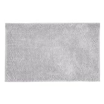 Tapis de bain chenille 50 x 80 cm gris