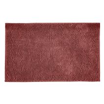 Tapis de bain chenille 50 x 80 cm rouge 