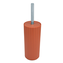 Brosse WC Minas polypropylène terracotte - ALLSTAR