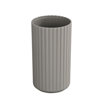 Gobelet brosse à dents Minas plastique taupe - ALLSTAR