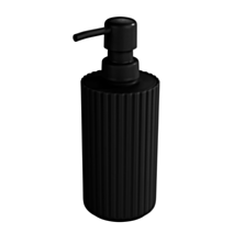 Distributeur de savon Minas plastique noir - ALLSTAR