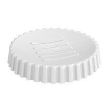 Porte-savon Minas plastique blanc - ALLSTAR