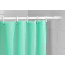 Barre de douche télescopique Ø22mm 70-120cm blanc - ALLSTAR