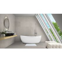 Allstar tapis de bain zen 40x60cm, blanc