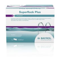 Cartouche floculant Superflock Plus traitement piscine 1kg - BAYROL