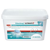 Traitement chlore complet piscine Chlorilong Ultimate7 4,8kg - BAYROL