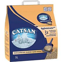 Litière agglomérante Plus 5 L - CATSAN