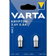 Ampoule VARTA 752 3.6v 0.75a lisse krypton