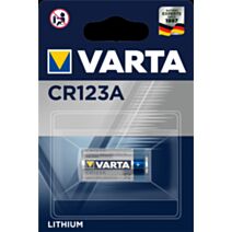 1 pile électronique CR123A - VARTA