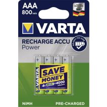4 piles rechargeables 56703 AAA - VARTA