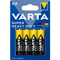 4 piles saline Superlife AA - VARTA