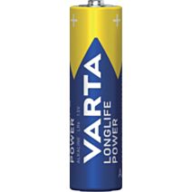 4 piles alcalines Longlife Power 4906 AA - VARTA