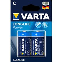 2 piles LR14 1,5V LongLife Power VARTA
