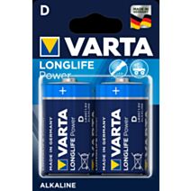 2 piles LR20 1,5V LongLife Power VARTA
