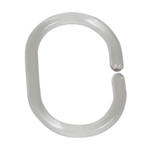 Anneaux pour rideaux 12p. petit transparent