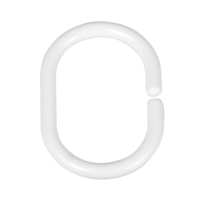 Anneaux pour rideaux 12p. petit blanc