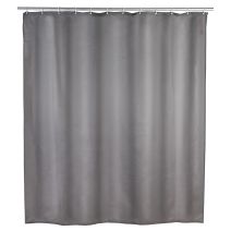Rideau de douche 180x200 gris anti moisissure