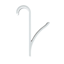 2 Crochets radiateur blanc