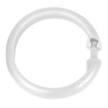 Anneaux pour rideaux 12p grand blanc WENKO
