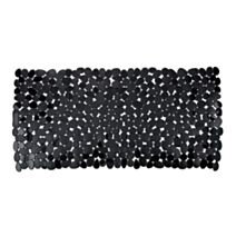 Tapis antidérapant pour baignoire paradise noir 71 x 36 cm - WENKO