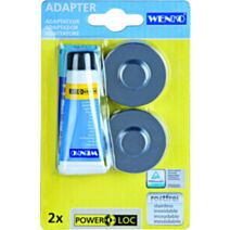 Adaptateur Power-loc WENKO chrome