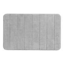 Tapis de bain Memory Foam 50x80cm gris - WENKO