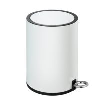 Poubelle pédale Monza EasyClose 3L blanc WENKO