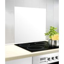 Fond de hotte en verre 60x70cm blanc WENKO